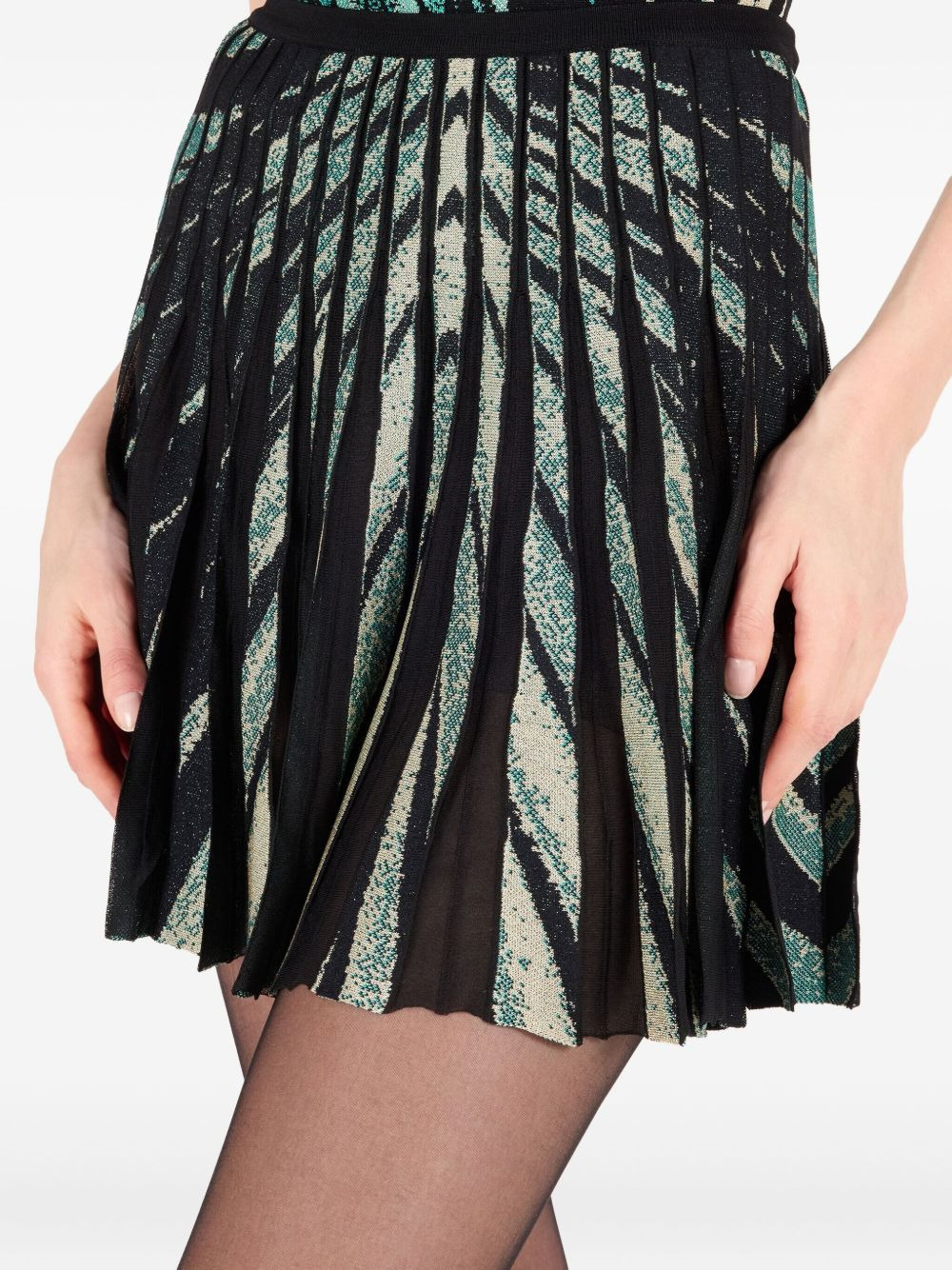 pleated mini skirt - 6