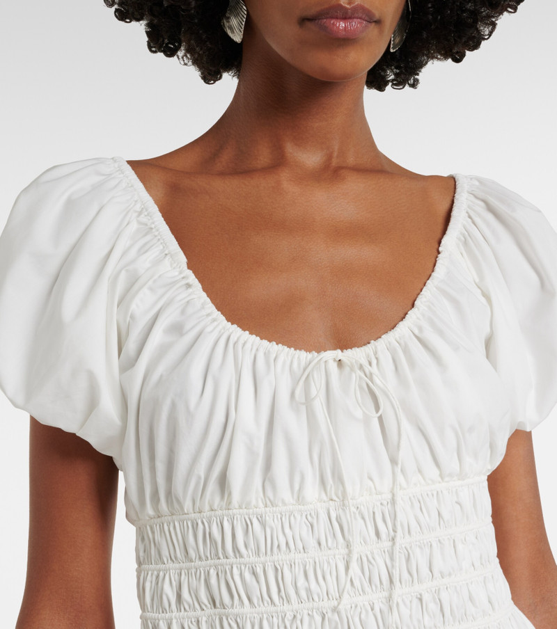 Elbie lace-trimmed cotton maxi dress 4