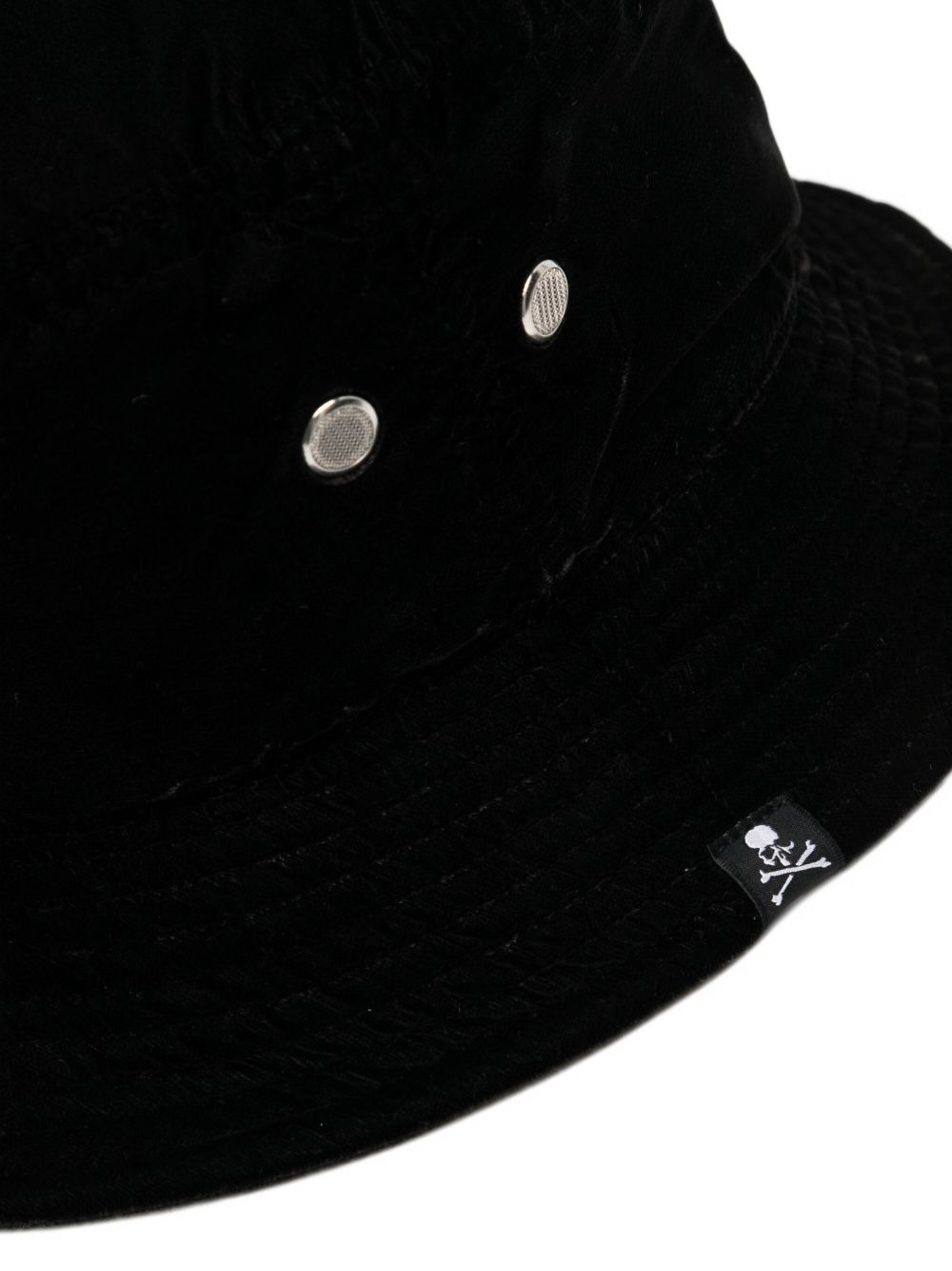 logo-embroidered bucket hat - 3