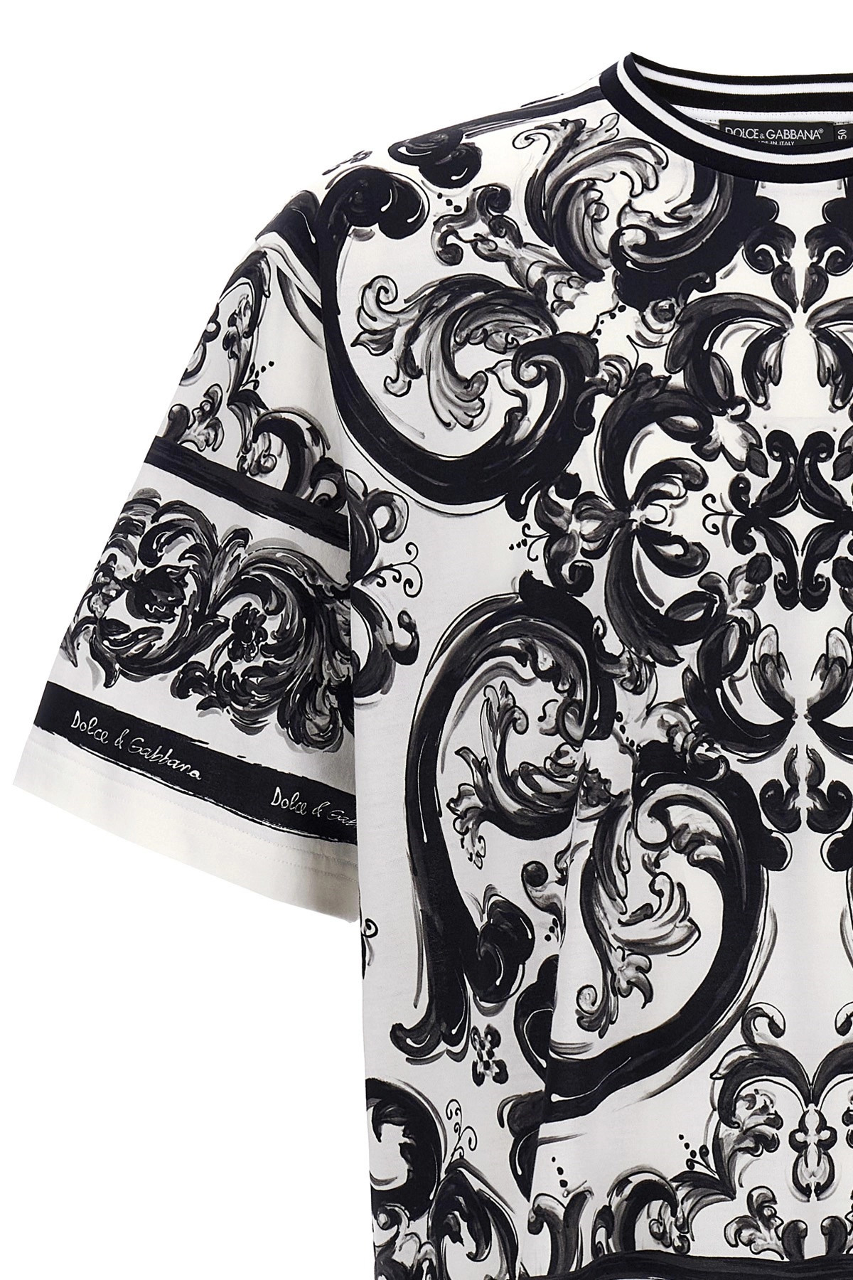 'Maiolica' print T-shirt - 4