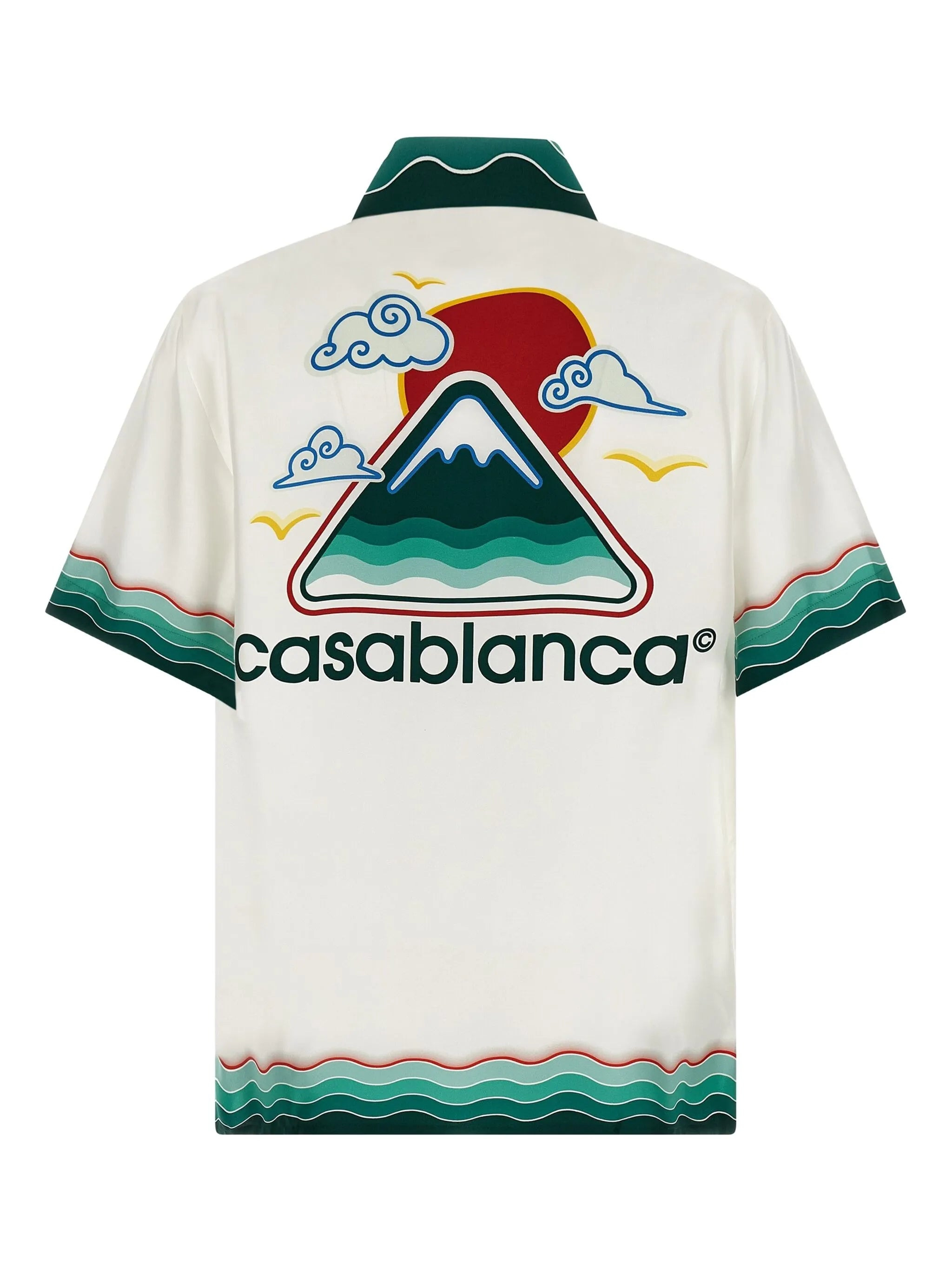 Casablanca Montagne Ondulée Silk Shirt - 2