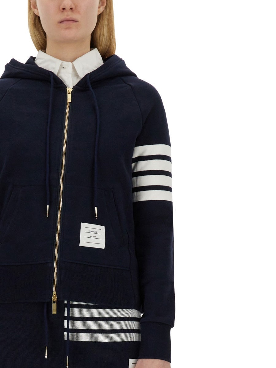 Thom Browne Women Zipper Hoodie - 4