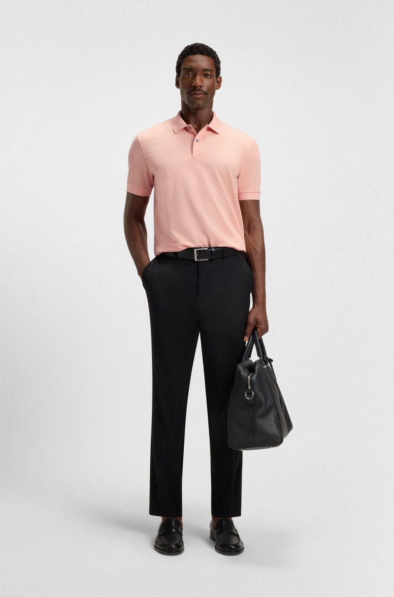 BOSS PALLAS POLO SHIRT IN COTTON PIQUÉ WITH LOGO DETAILS outlook