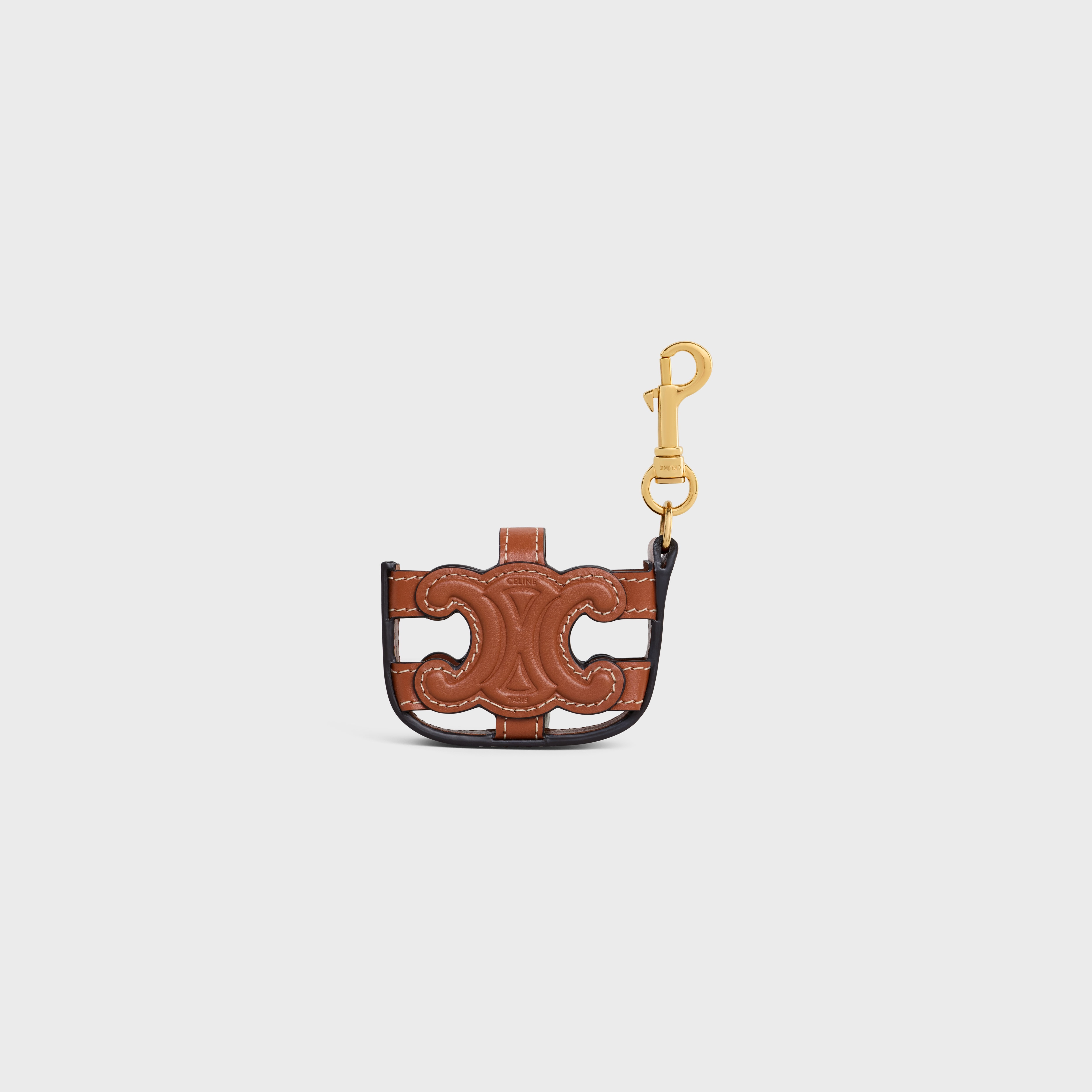AIRPODS CASE TRIOMPHE IN Smooth calfskin - 3