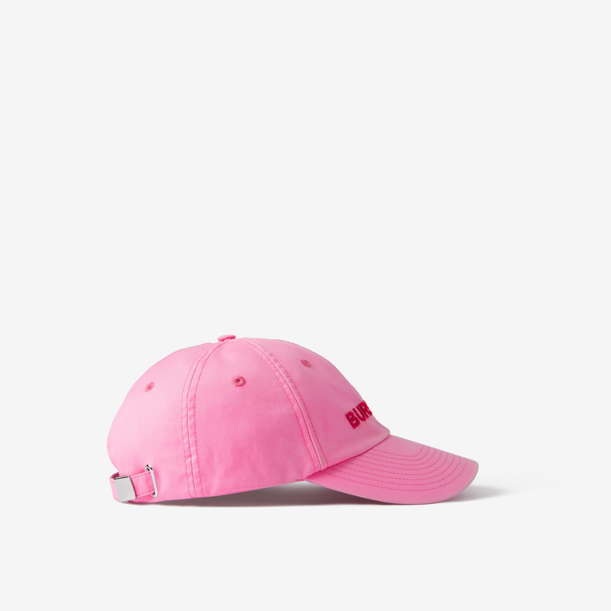 Embroidered Logo Cotton Gabardine Baseball Cap - 2