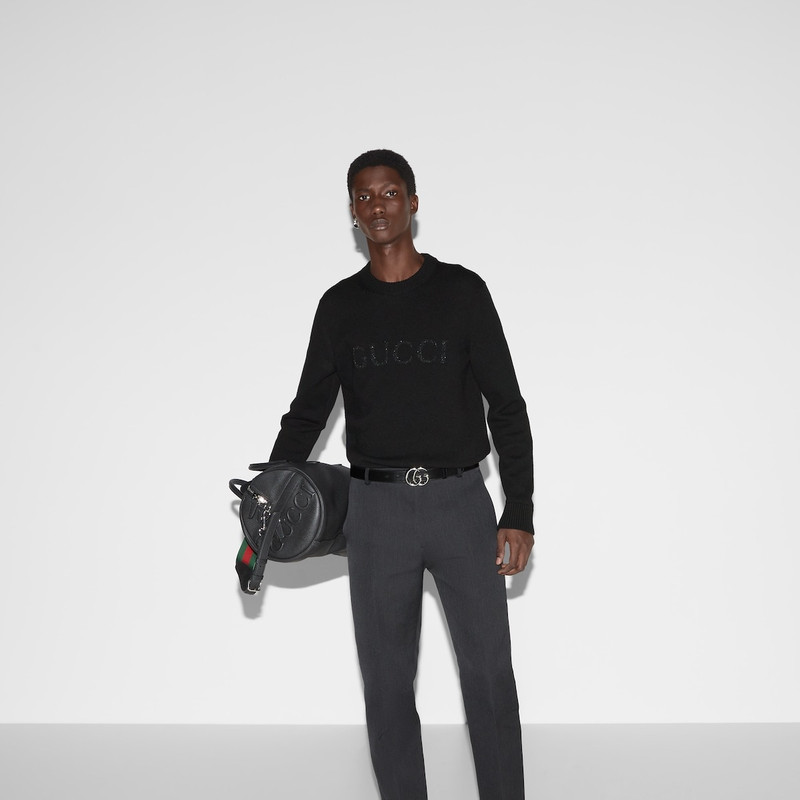 Wool cashmere sweater with intarsia 6