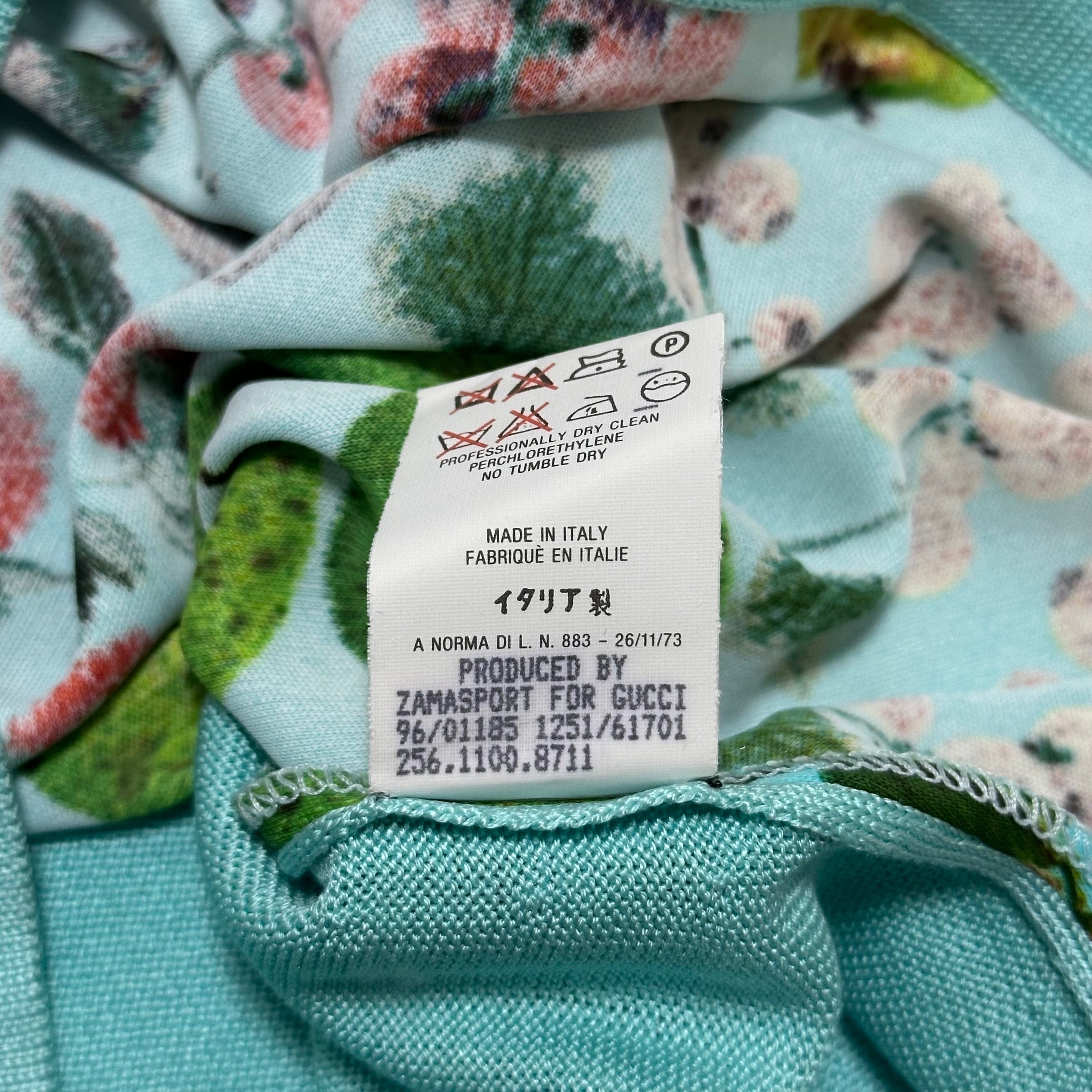 GUCCI Spring Summer 1996 Fruit Print V-neck Knit Pullover - 8