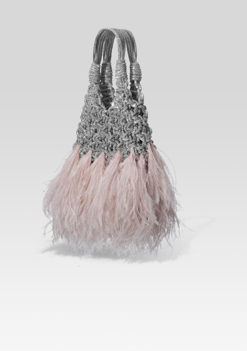 VANNIFIQUE MINI FEATHERS BAG 3