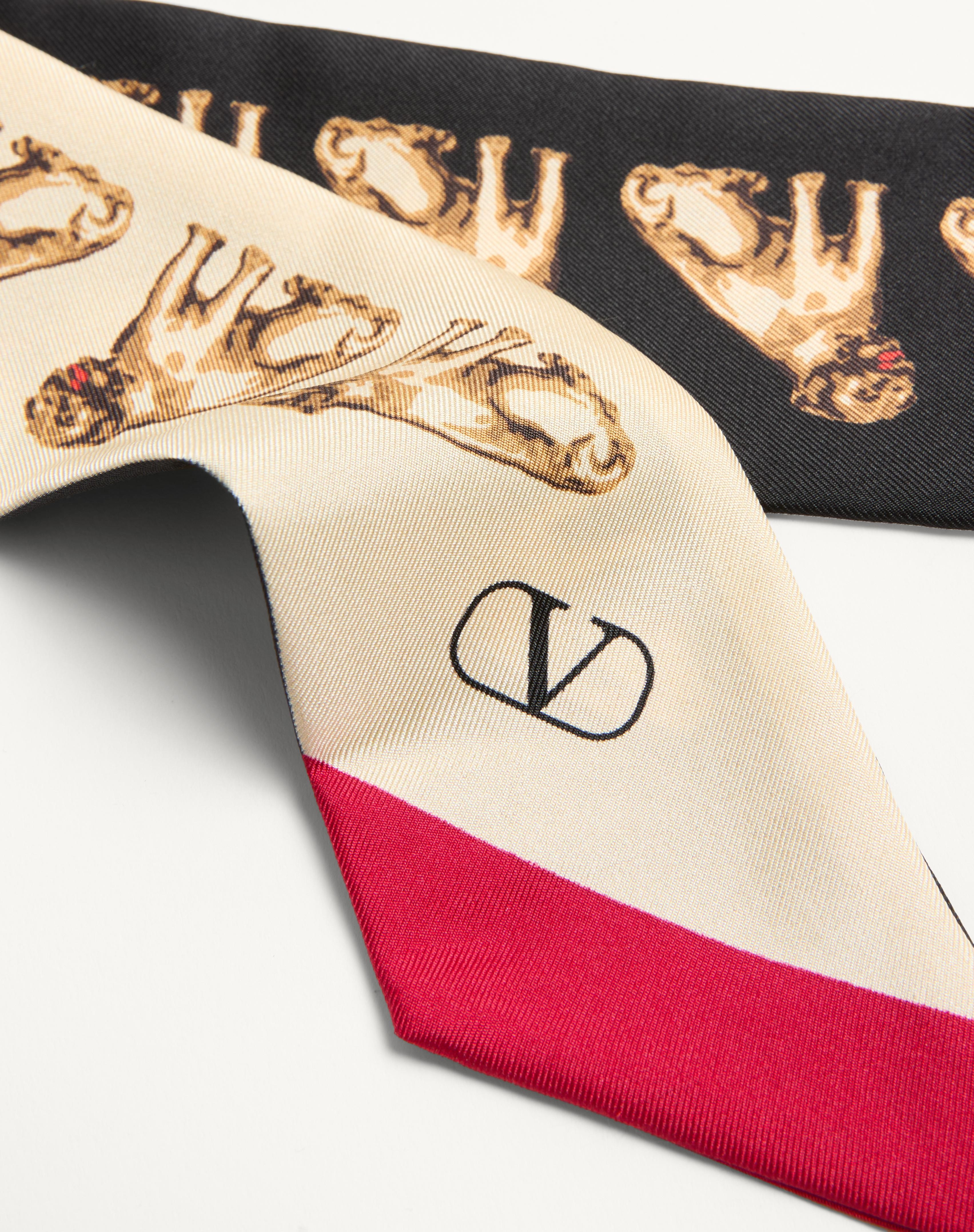 PETIT CHARLES SILK BANDEAU SCARF - 3
