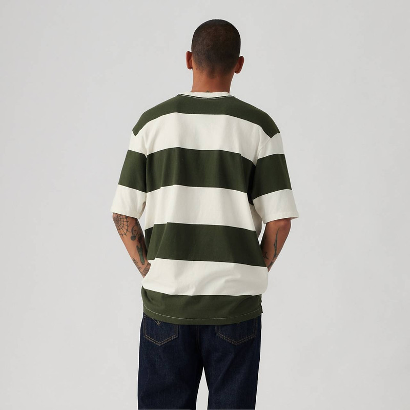 STEPPED HEM HALF-SLEEVE T-SHIRT 4