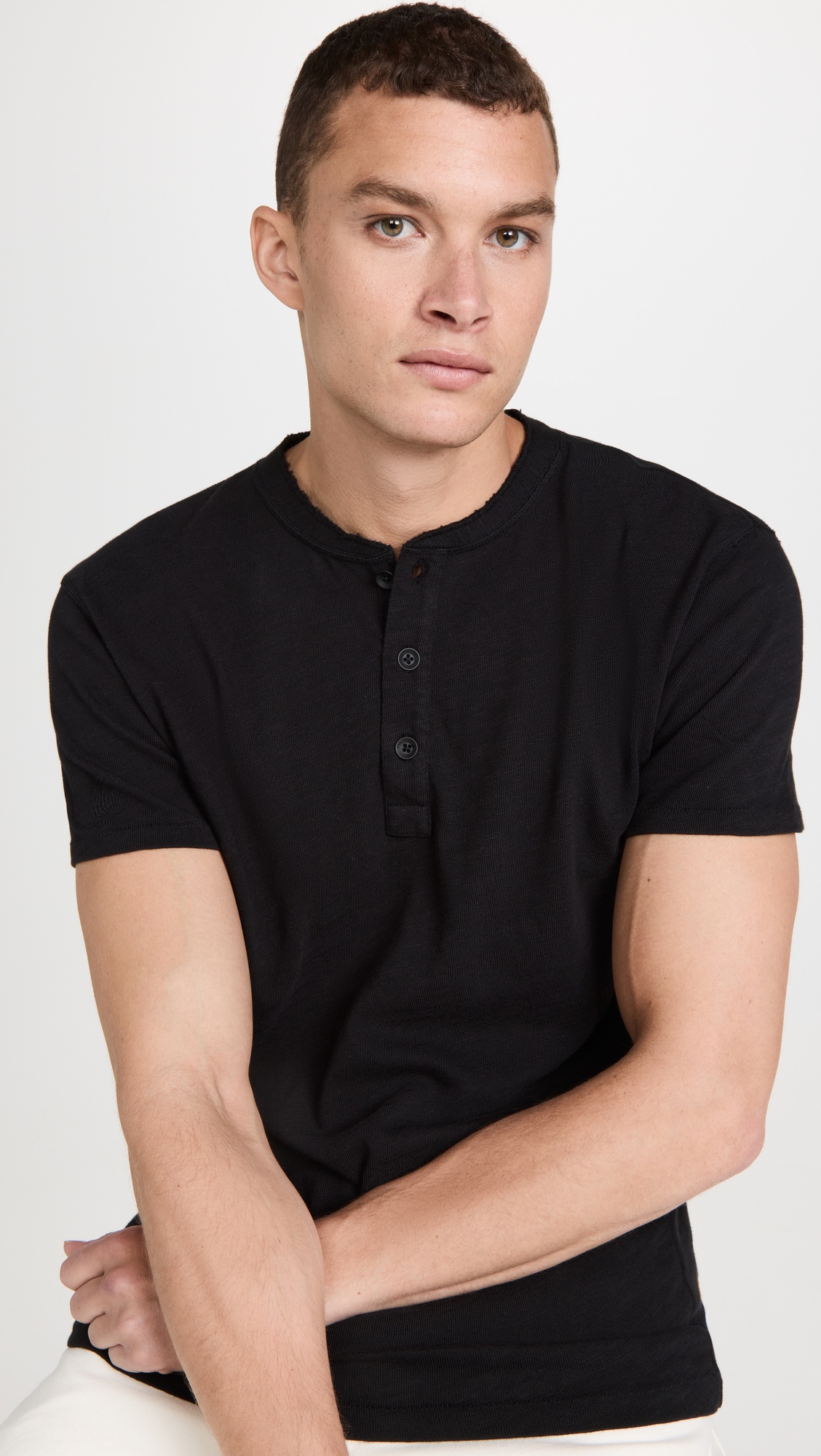 Classic Short Sleeve Henley - 6