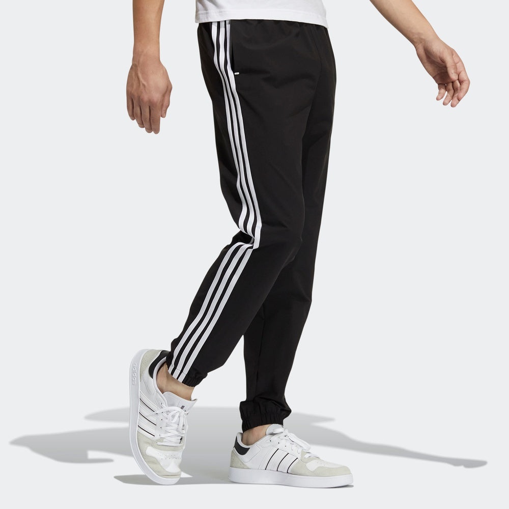 adidas neo M Ce 3s Wv Tp Side Stripe Casual Sports Bundle Feet Long Pants Black GP4910 - 5