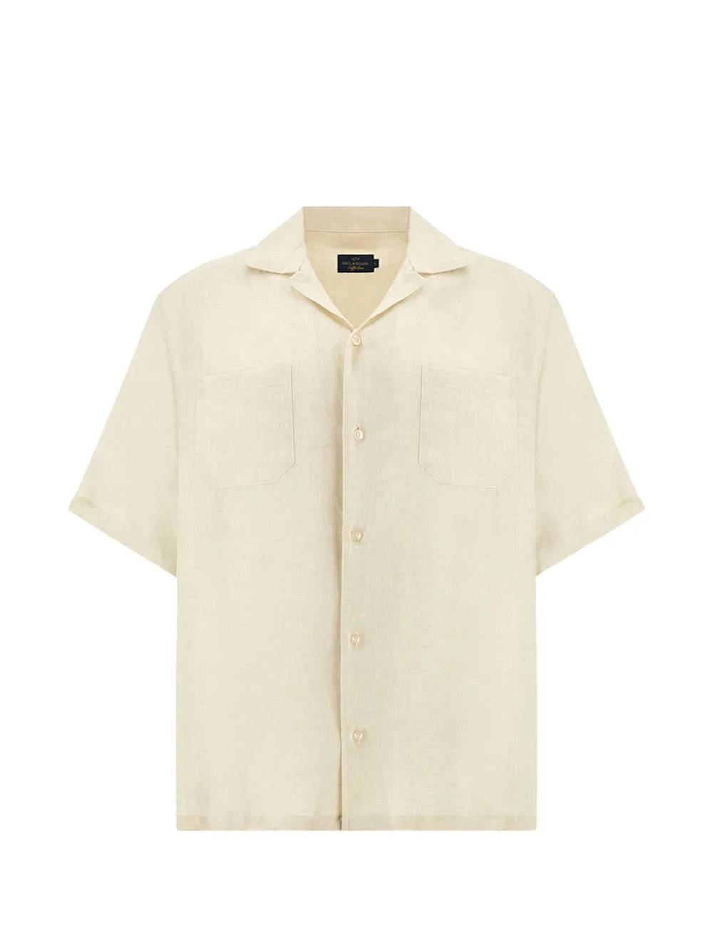 pocket linen shirt - 1