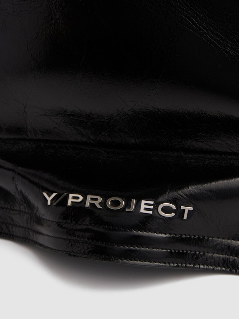 Wire Cabas leather shoulder bag 5