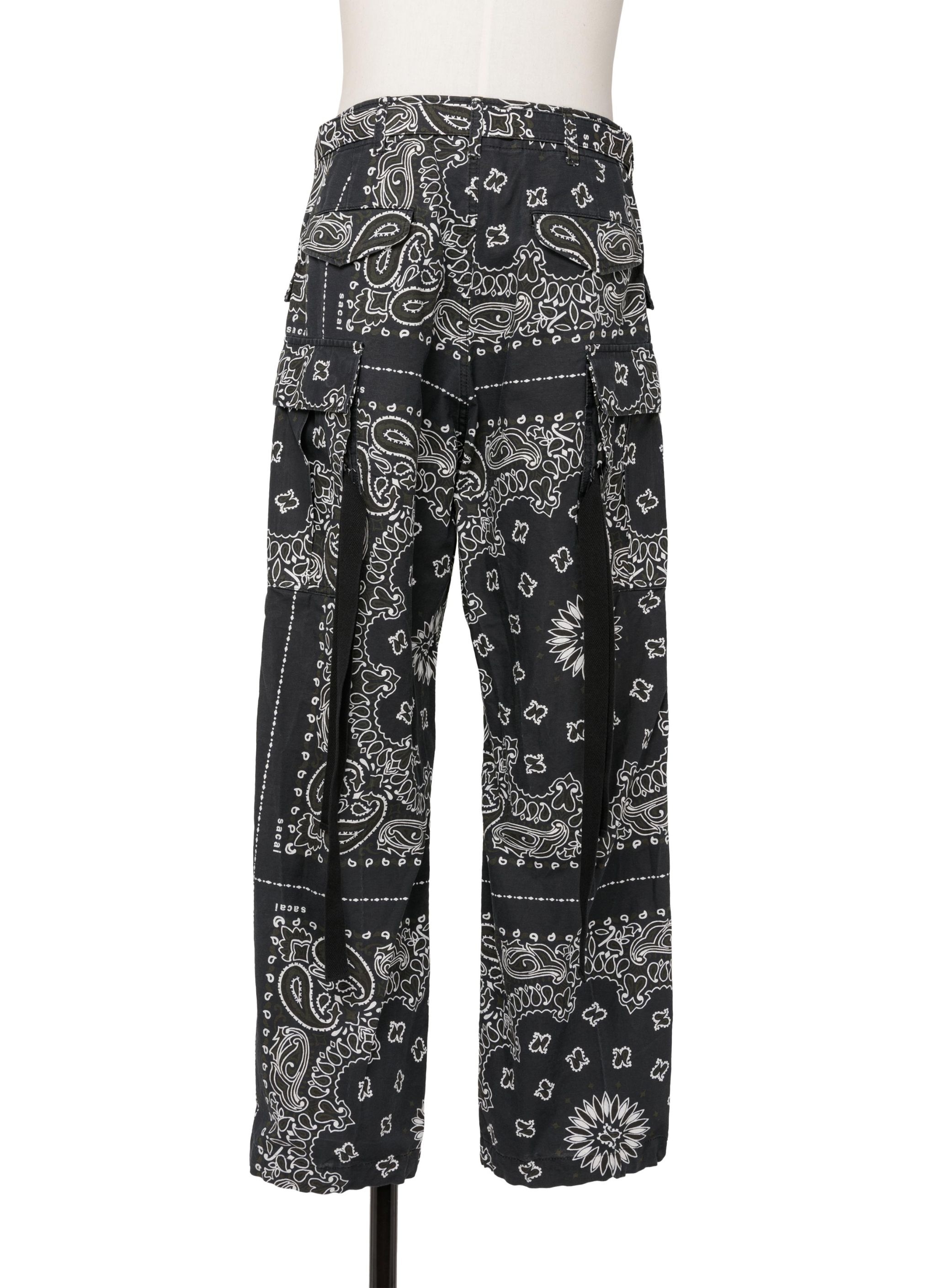 Bandana Print Pants - 4