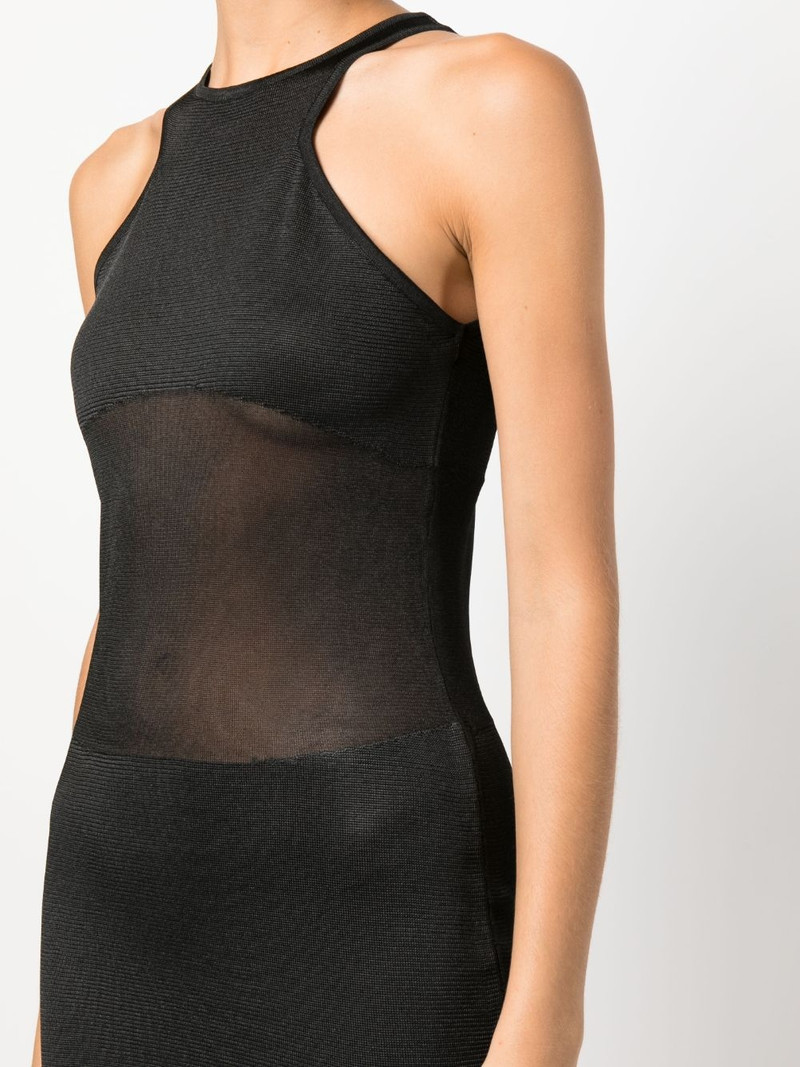 racerback semi-sheer dress 5