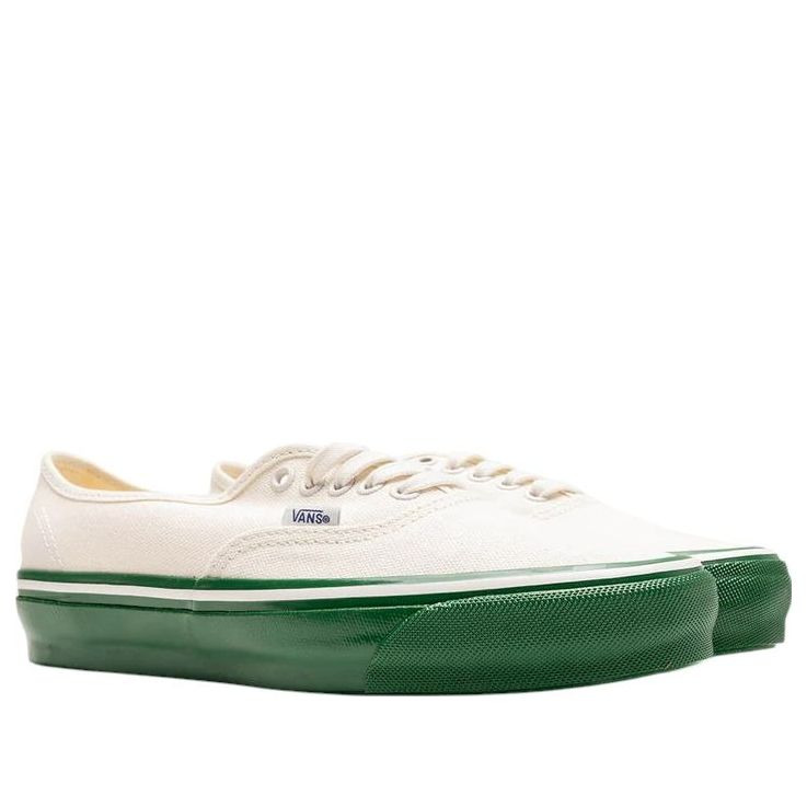 Vans Premium LX Authentic 44 UNISEX 'White Green' VN000EBNWGR1 - 2