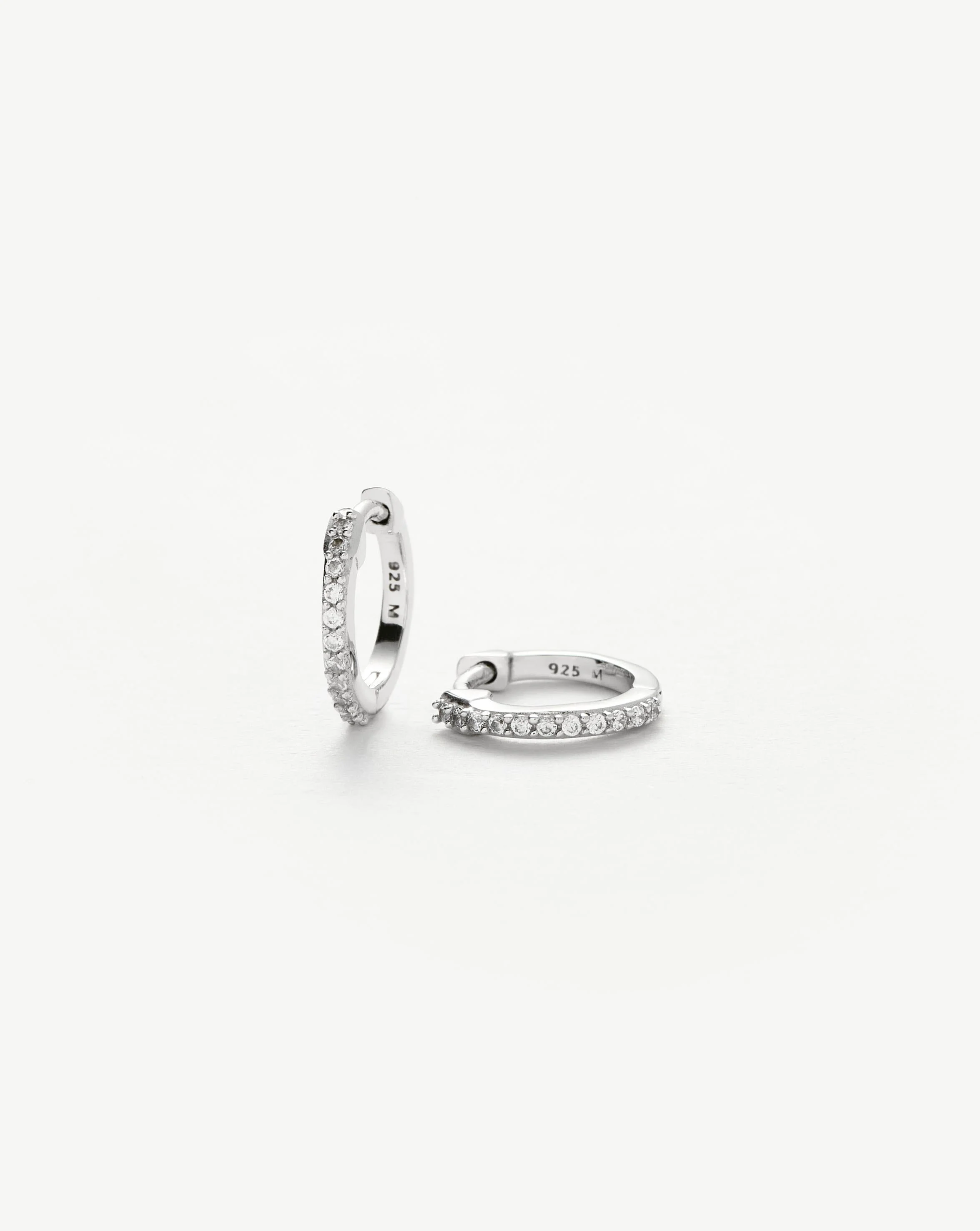 Classic Pave Huggies - 1