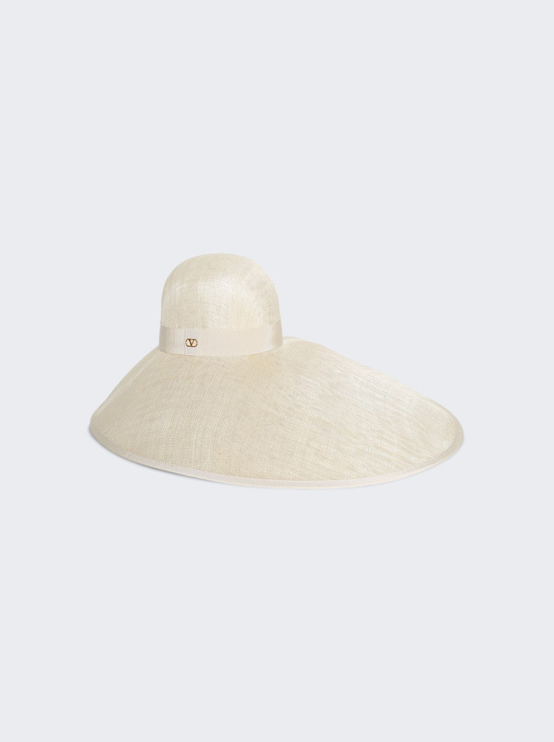 Valentino Large Brim Sun Hat Cream outlook