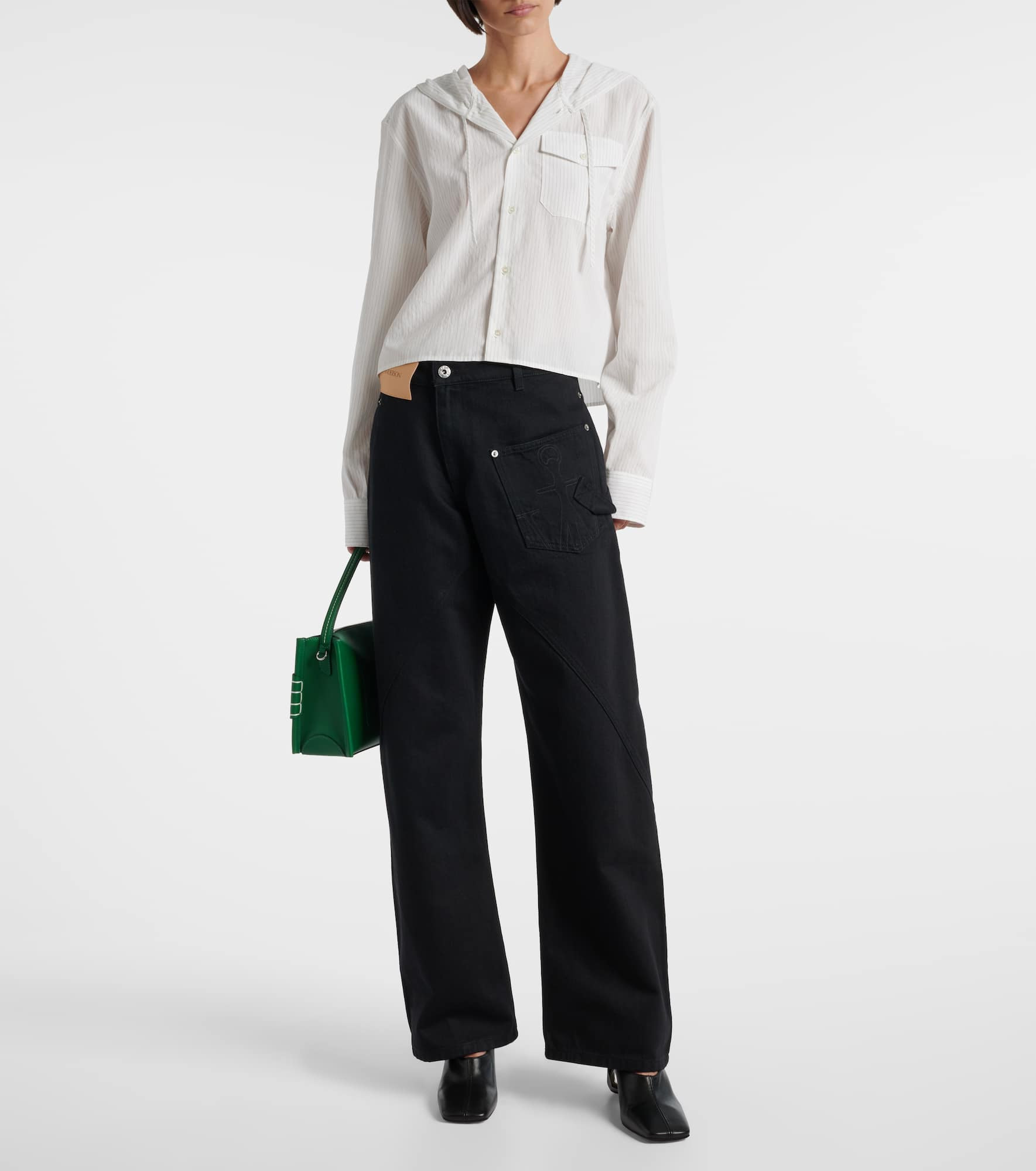 High-rise barrel-leg jeans - 2