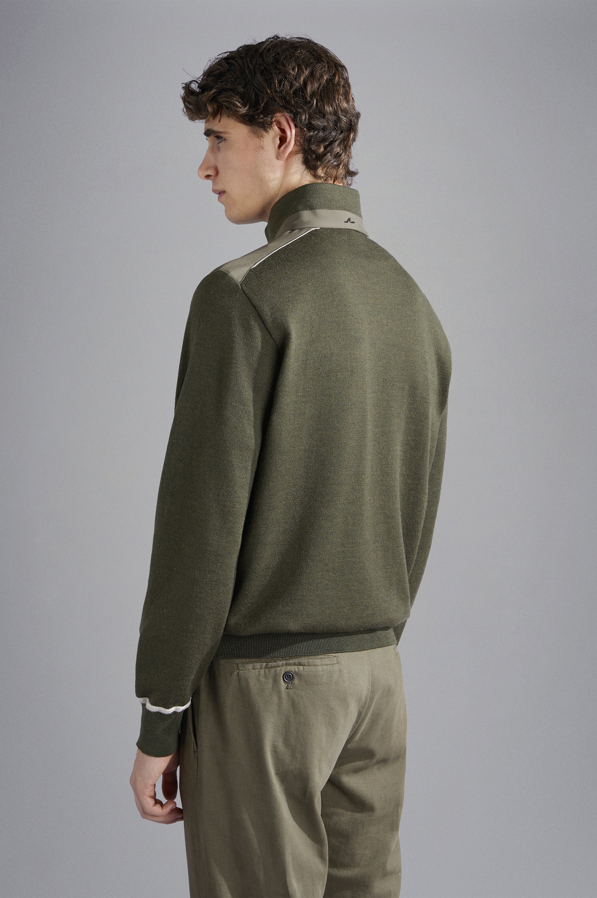 WOOL SWEATER WITH TYPHOON PLATINUM DETAILS - 3