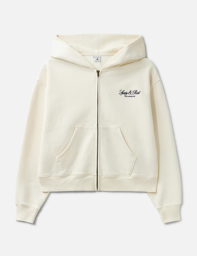 VENDOME LA EMBROIDERED ZIP HOODIE 1