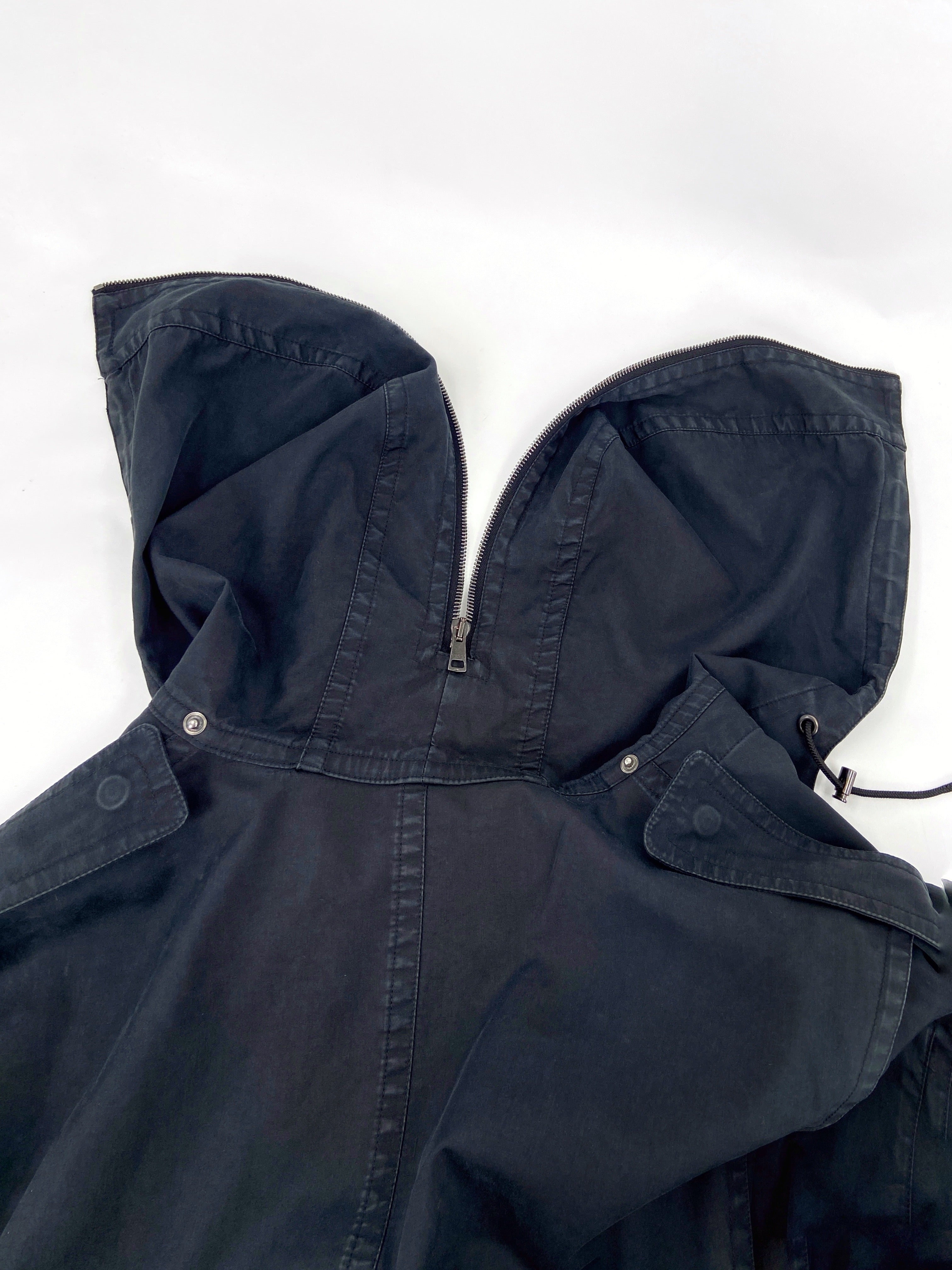 Gucci Spring 2002 Tom Ford Men’s Technical Military N-2B Navy Parka Coat Jacket 48 - 14