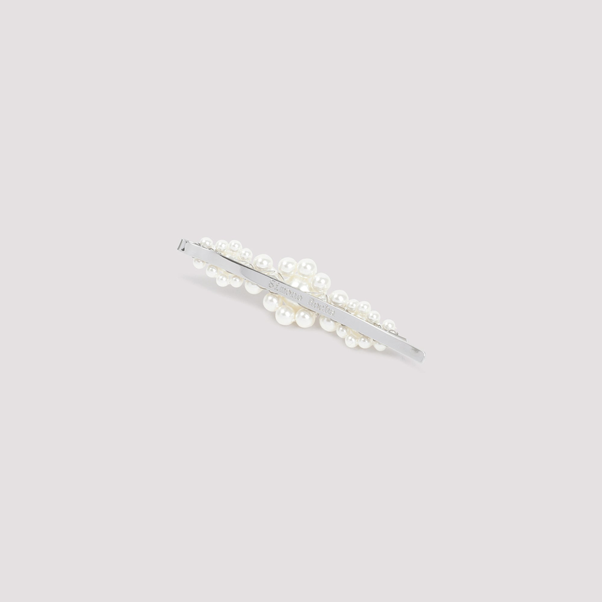 Simone Rocha Pearl Large Flower Hair Clip Women - 2
