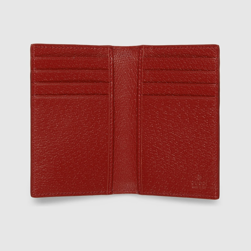 GUCCI Long card case with GG detail outlook