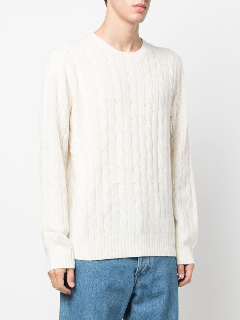 cashmere cable-knit jumper 3