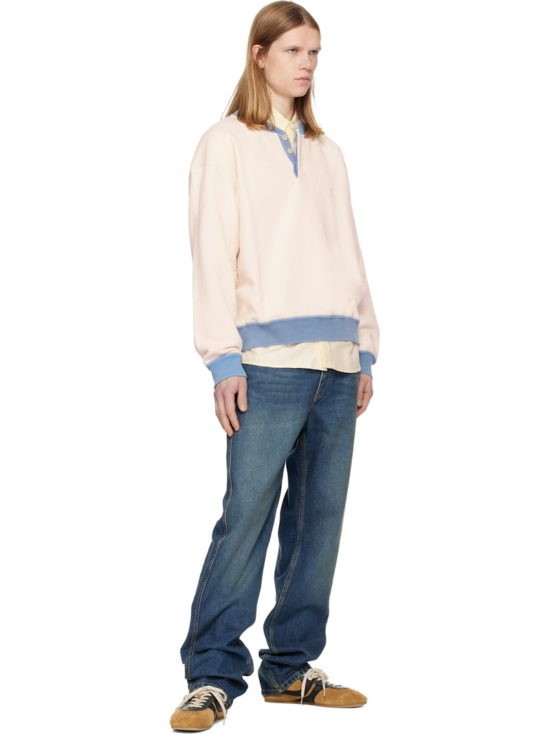 Isabel Marant Off-White & Blue Mathias Sweatshirt outlook