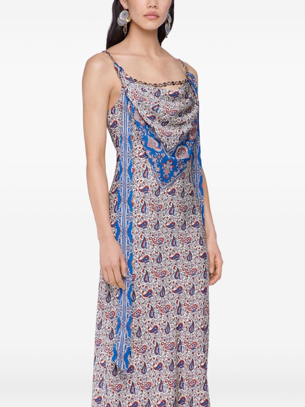 paisley-print maxi dress - 3