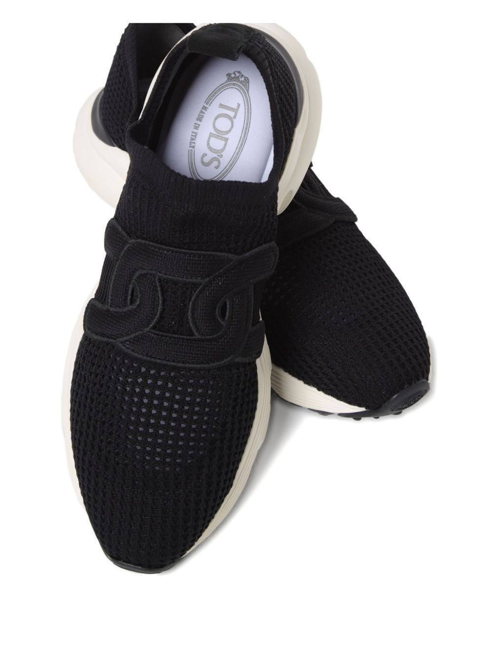 chain patch sneakers - 4