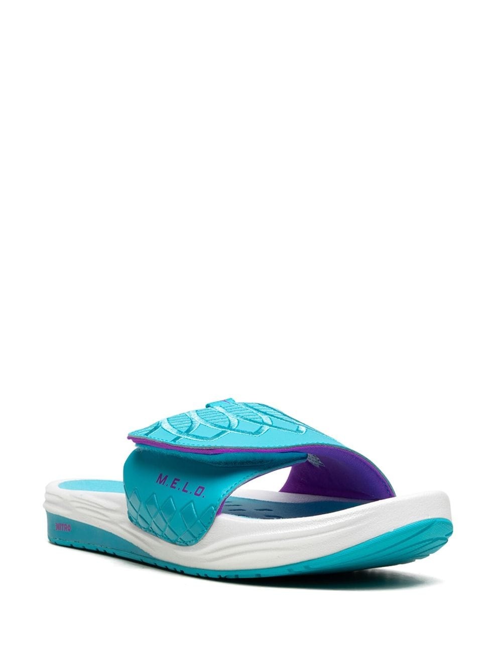 x LaMelo Ball Nitrocat V "Hornets Away" slides - 2