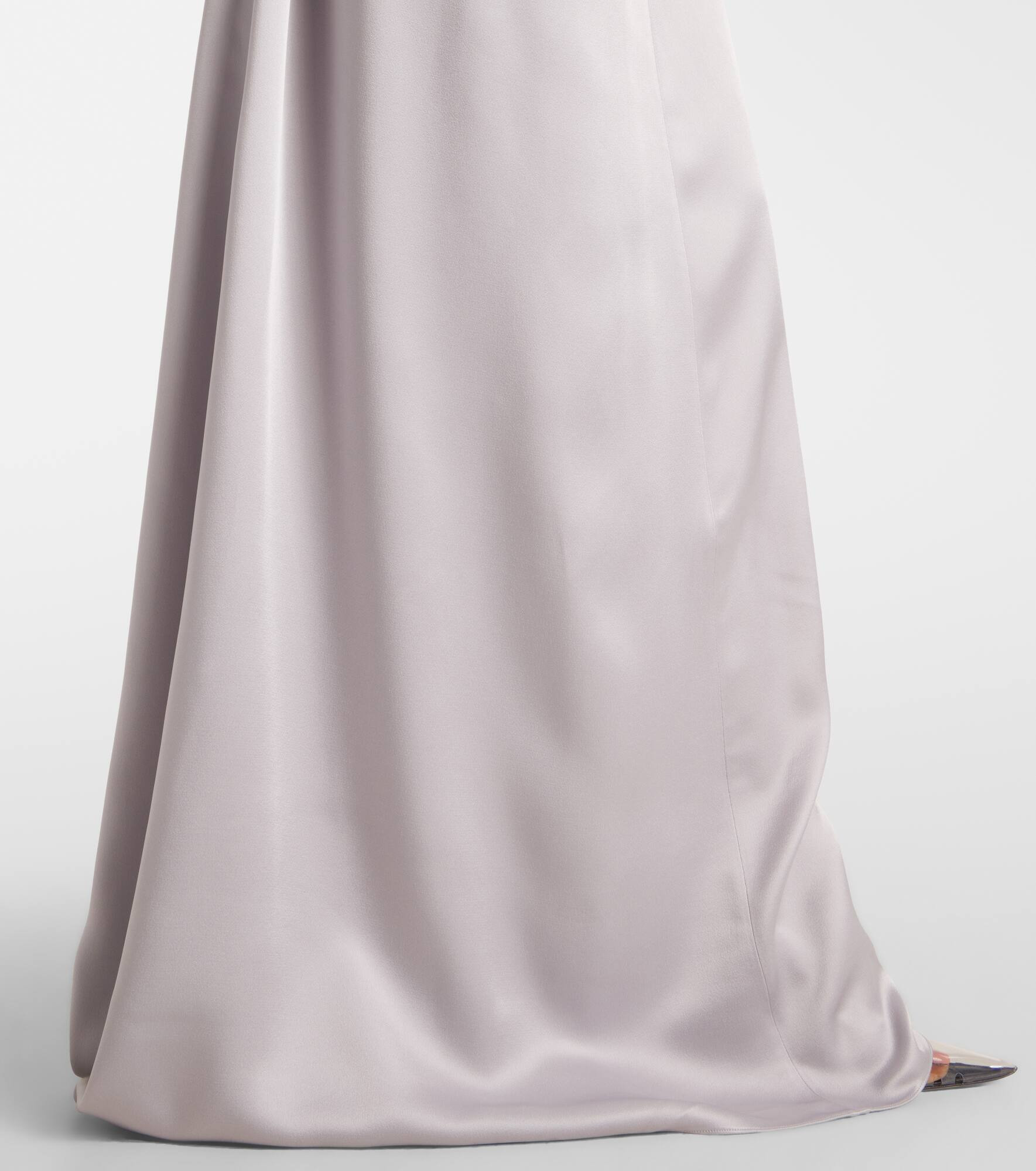 Embellished satin gown - 6