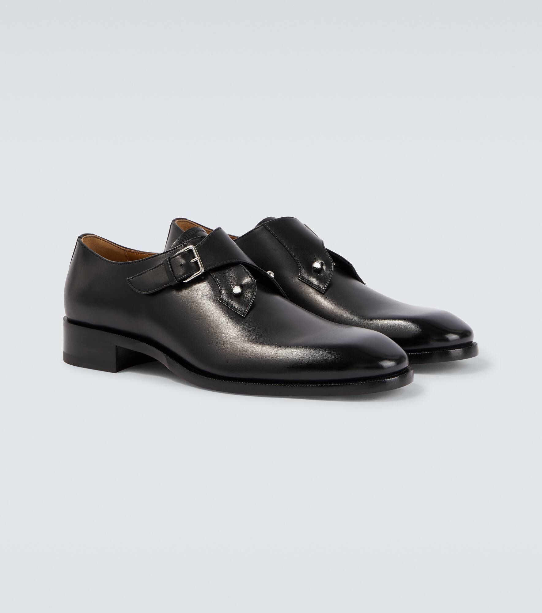 Chambelimonk leather monk strap shoes - 5
