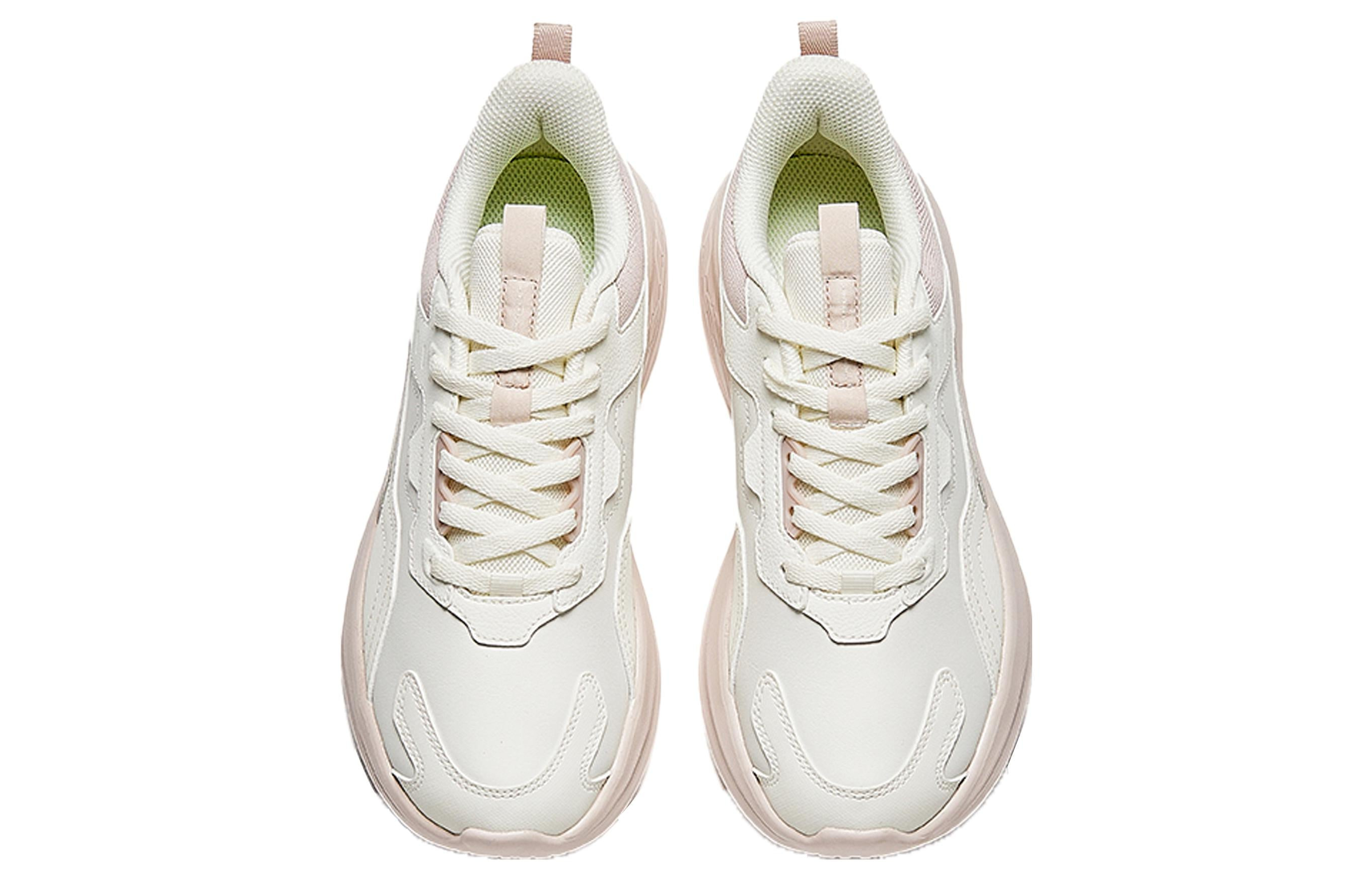 (WMNS) ANTA Running Series Sneakers 'Ivory Nude Pink' 922345579-7 - 3