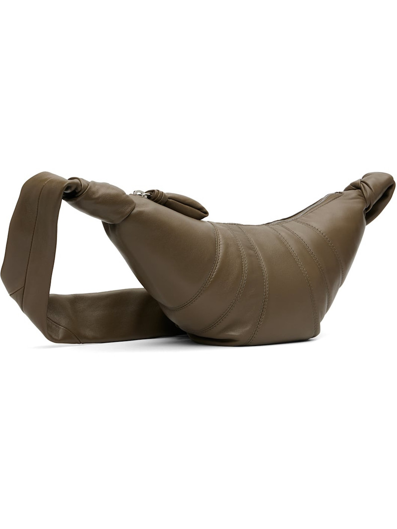 Lemaire Khaki Small Croissant Bag outlook
