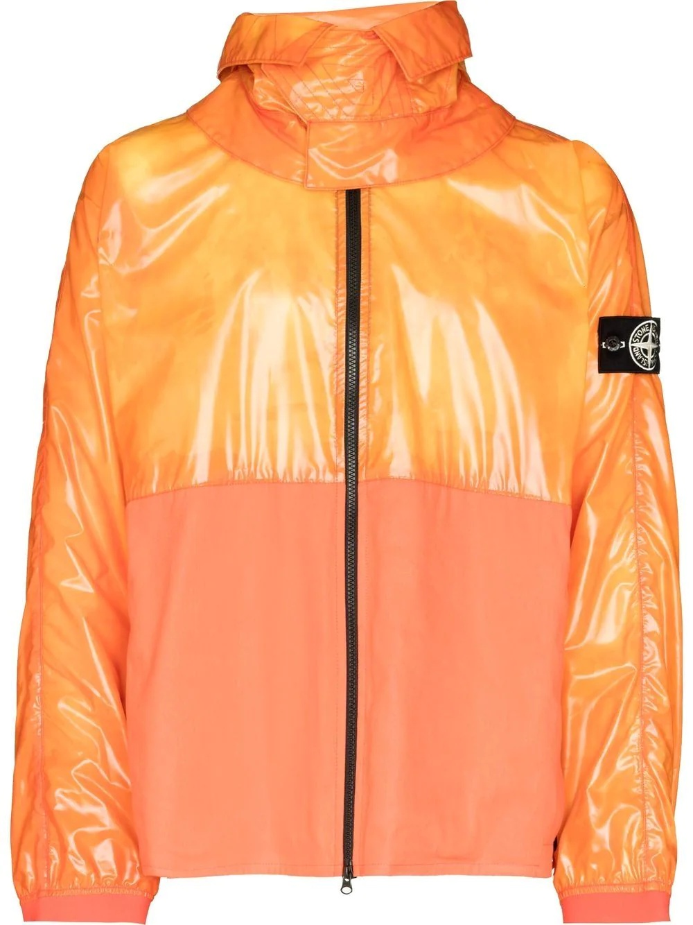 panelled heat-reactive Compass jacket - 1