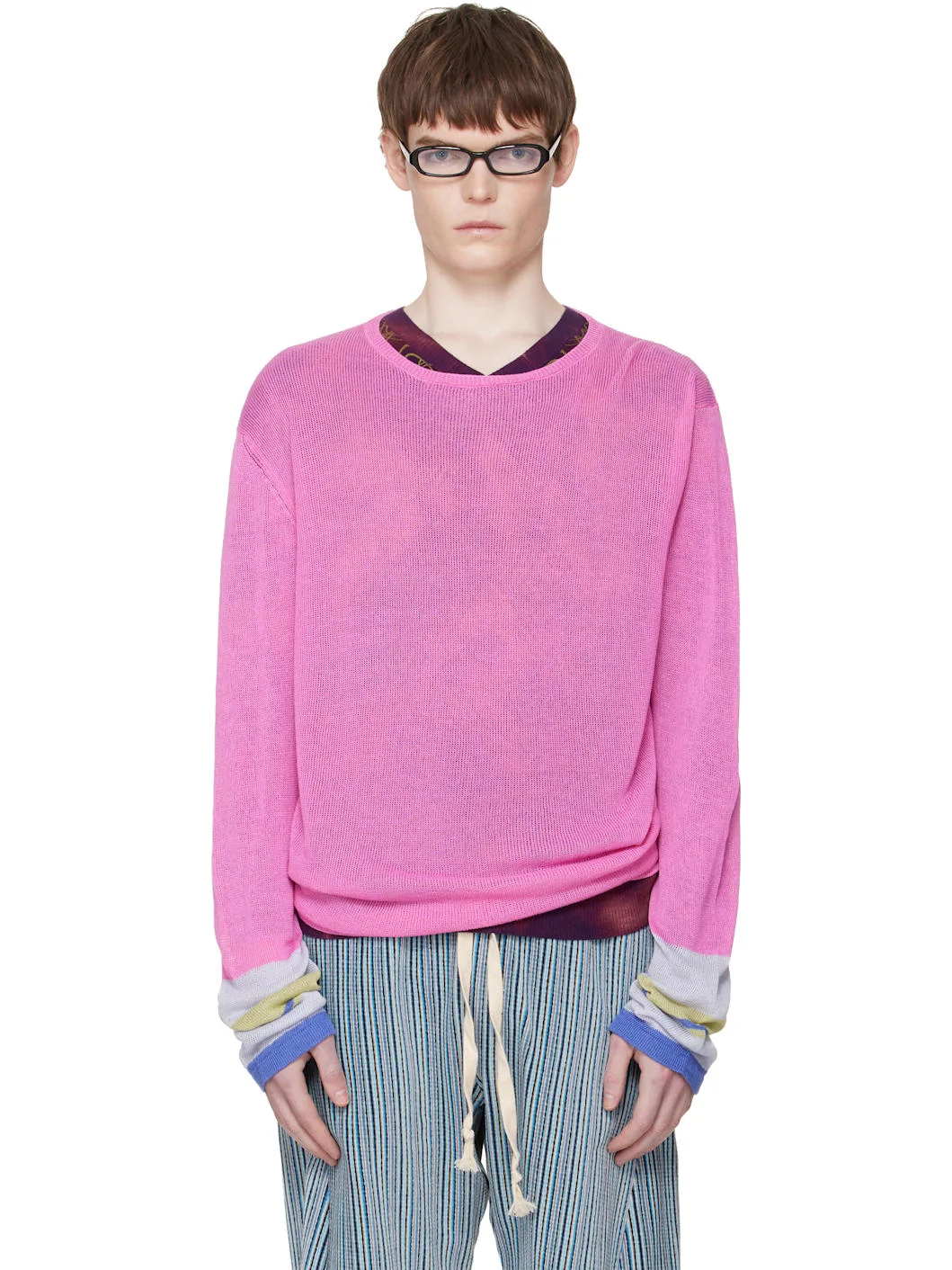 Pink Limp Wrist Sweater - 1