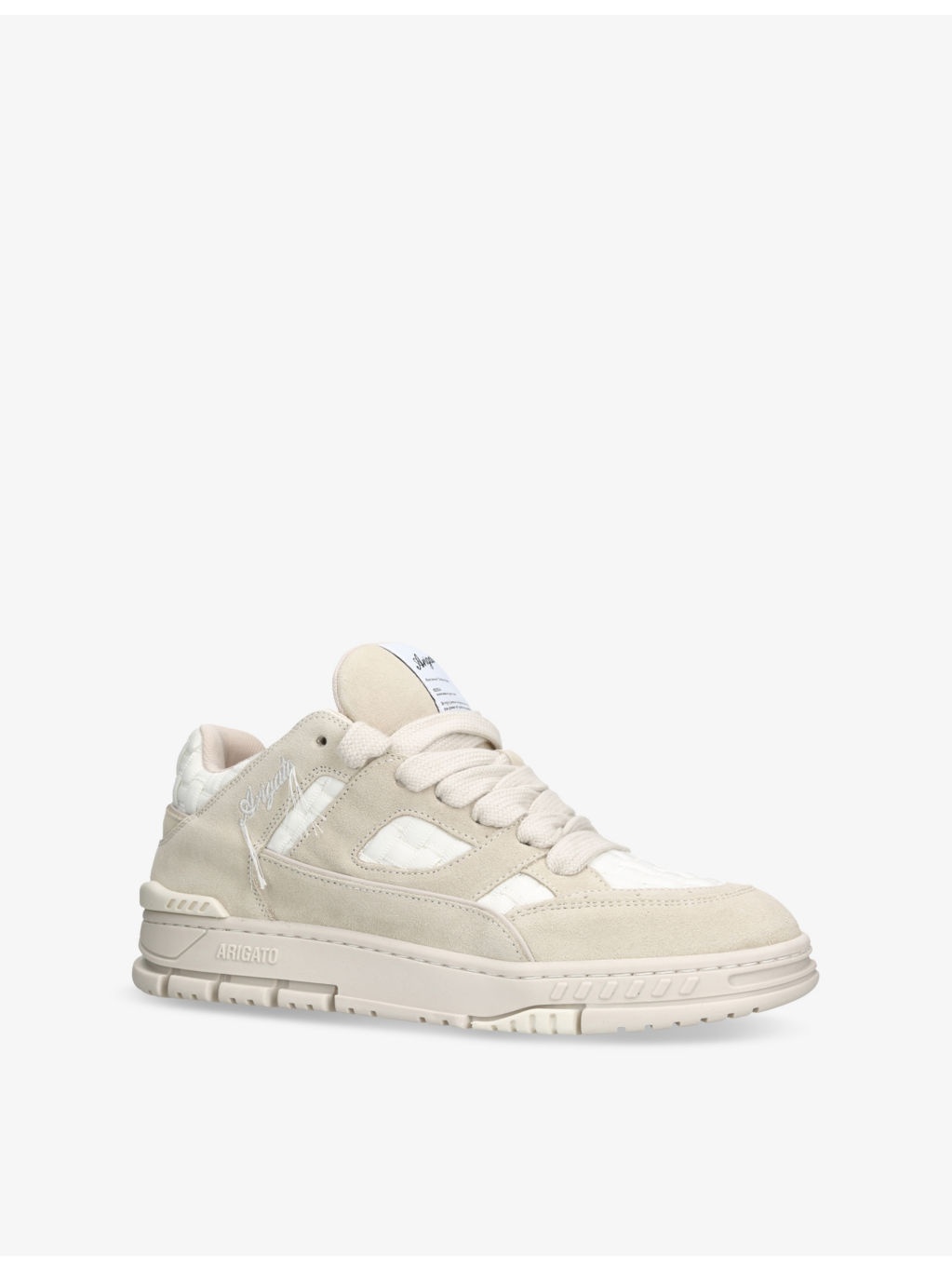 Area Lo Suede and Woven Low-Top Trainers - 3