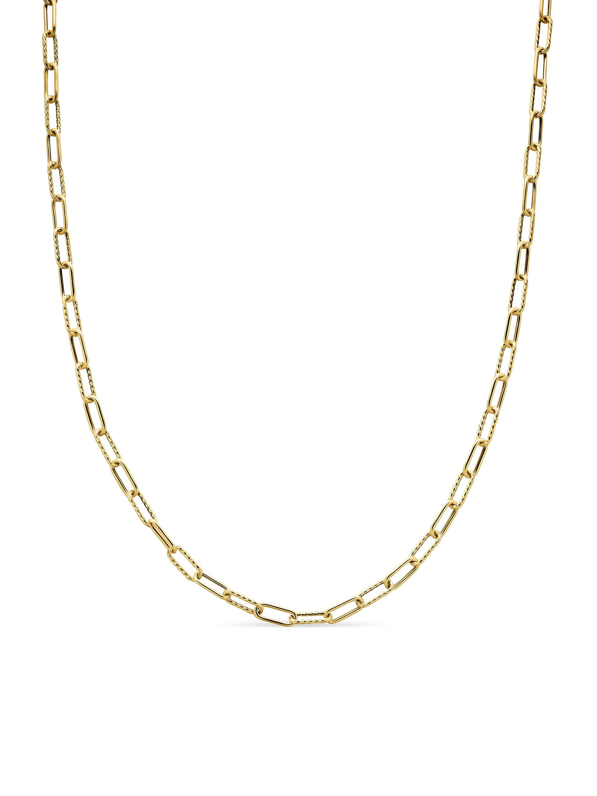 Women's Madison Chain Necklace in 18K Yellow Gold, 4MM - Gold - 1