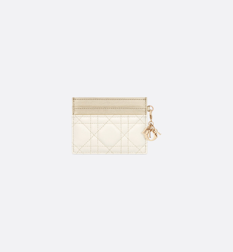 Dior Lady Dior Freesia Card Holder outlook