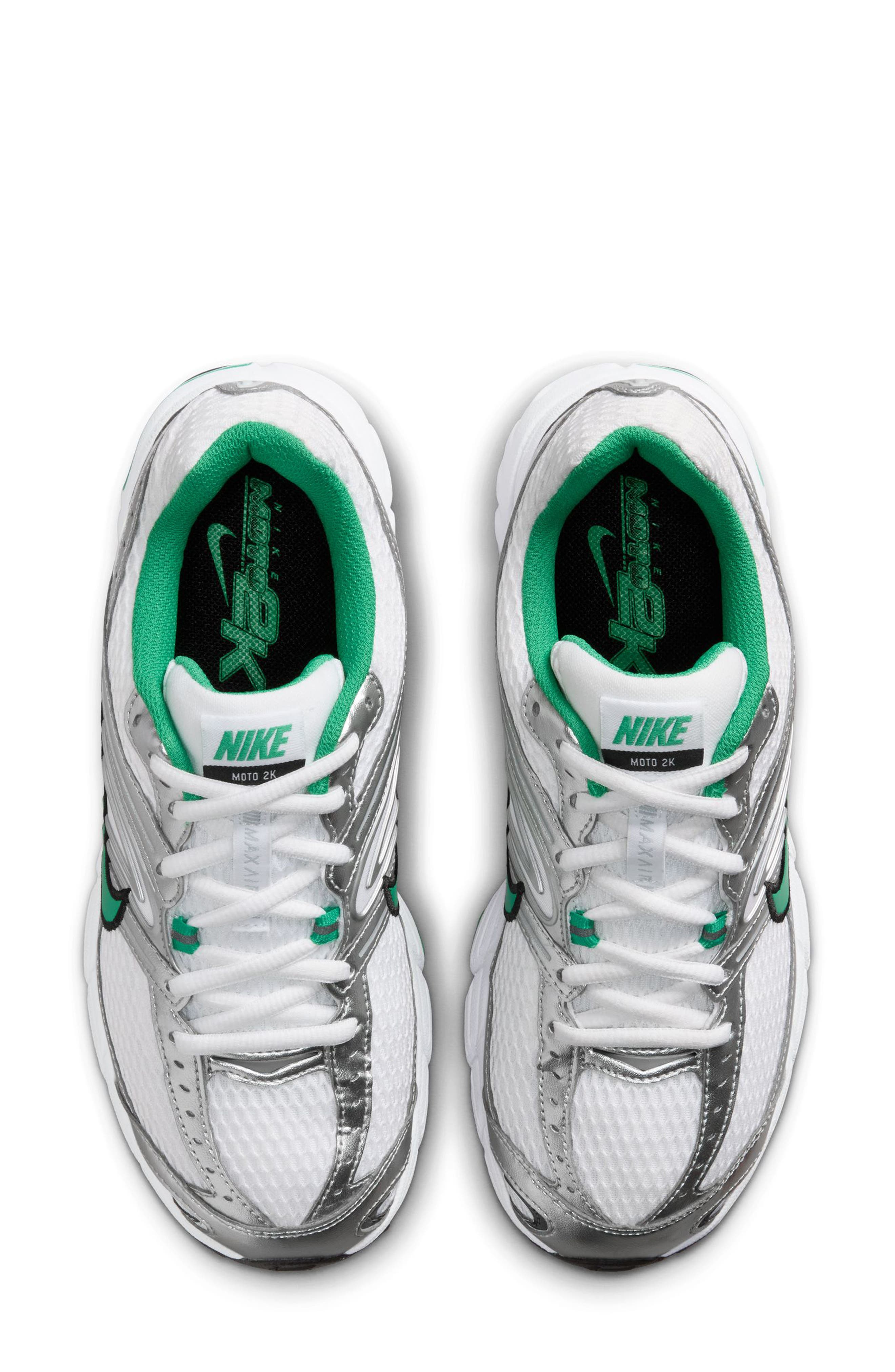 Nike Air Max Moto 2K Sneaker in White/Green/Silver at Nordstrom - 3