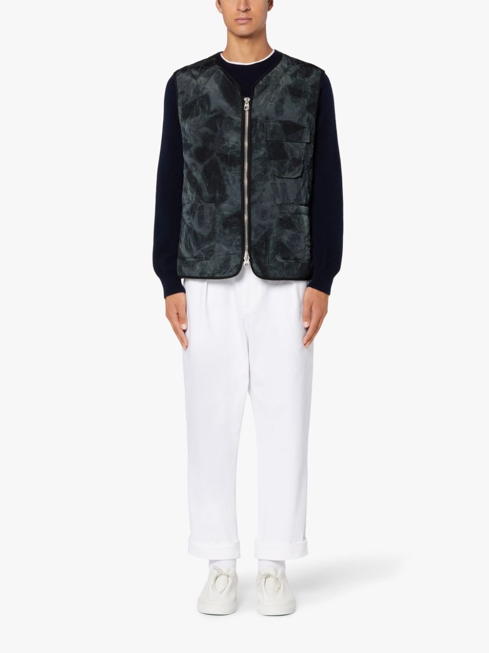 GENERAL TIE DYE NYLON GILET | GQM-211 - 2