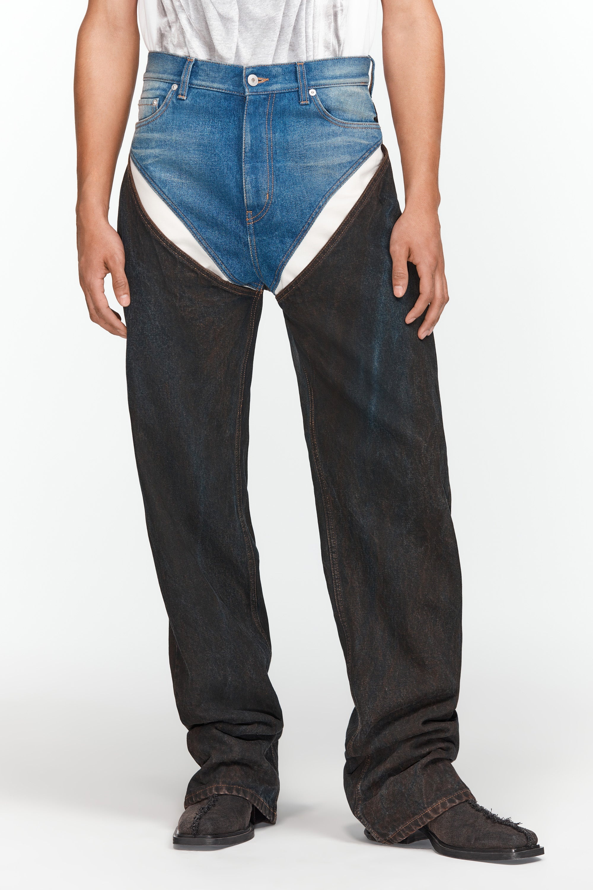 Cut Out Jeans - 1