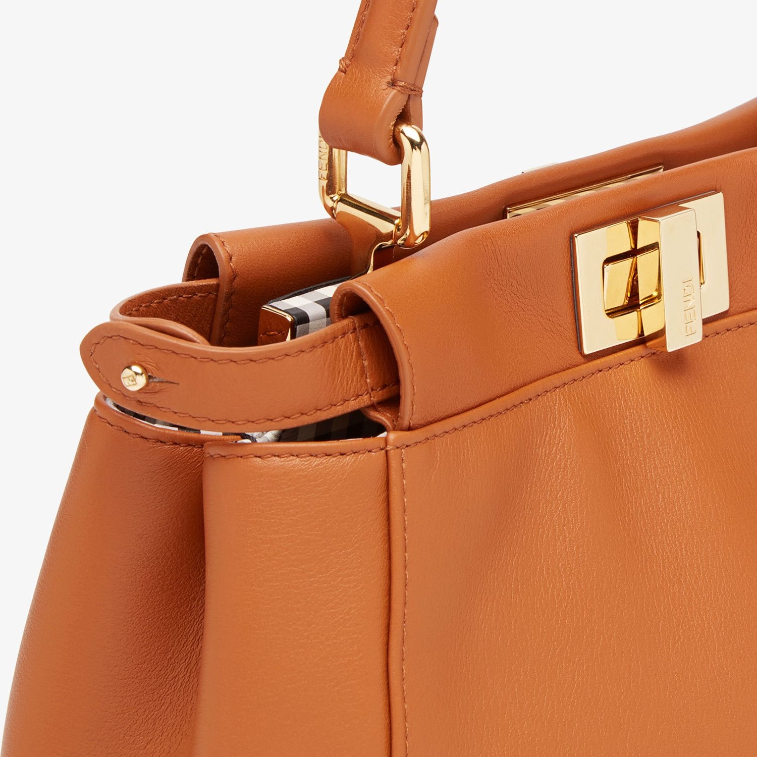 Brown nappa leather bag - 6