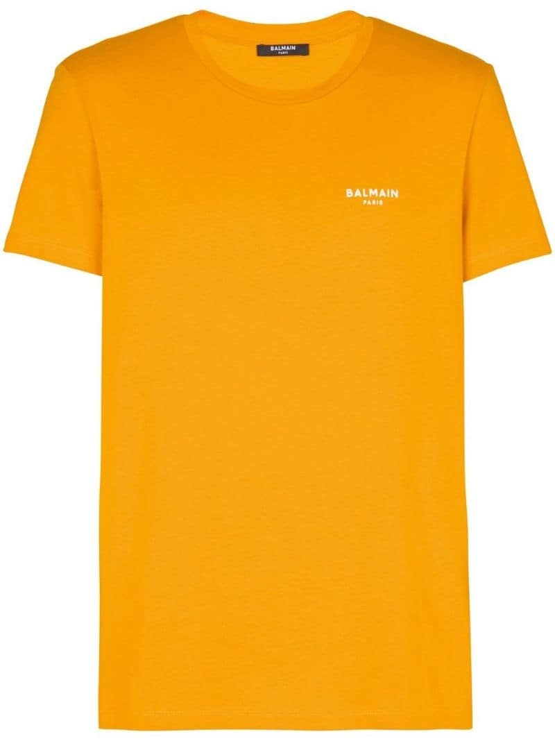 logo-print cotton T-shirt - 1