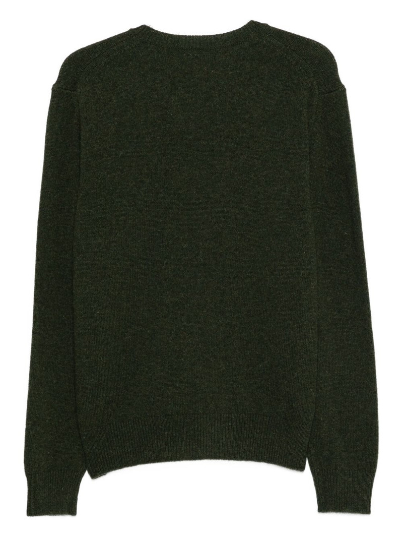 Baracuta embroidered crew-neck sweater outlook