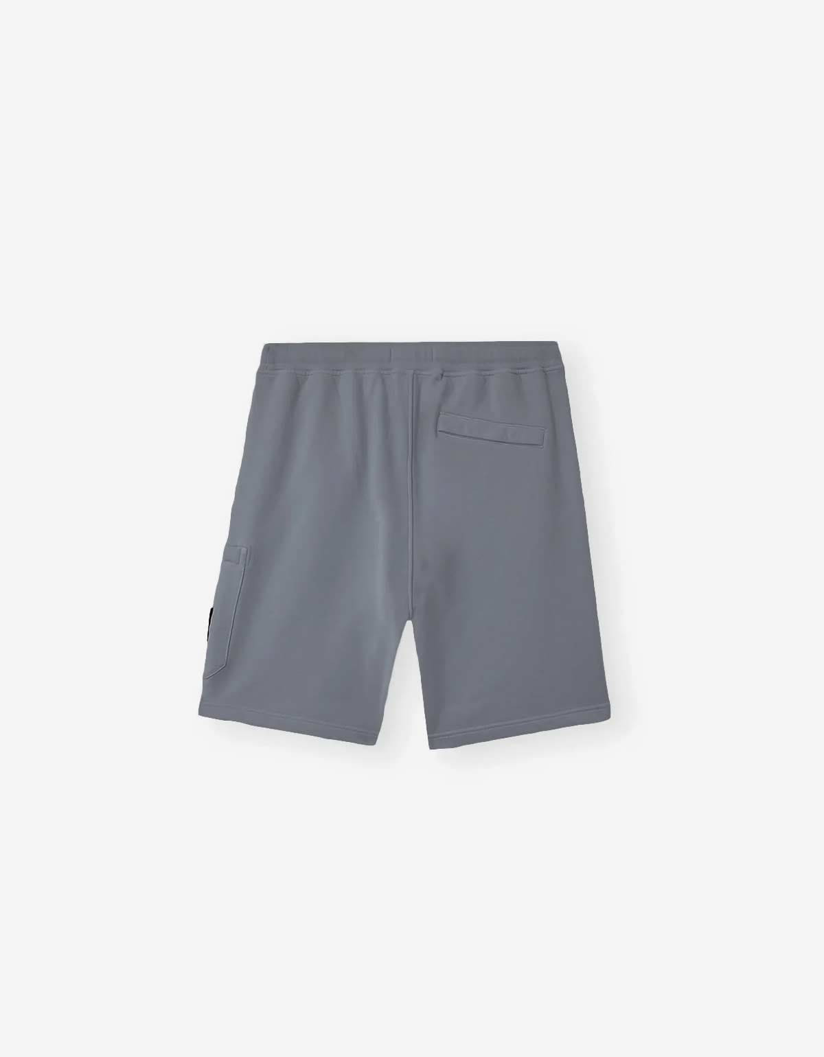 Stone Island Avio Blue Cargo Sweat Shorts - 3